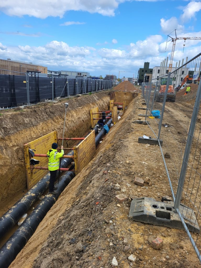 Baustelle Rohre